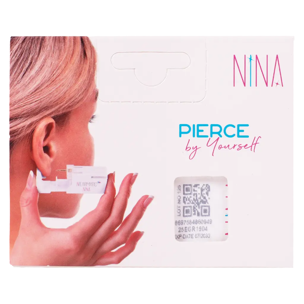 Nina Gold Zircon Cry Tir Regular Piercing 000727 - view 3