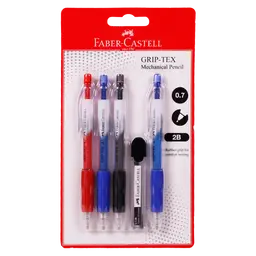 Faber Castell Grip Tex Mechanical Pencil 0.7mm 4 pcs