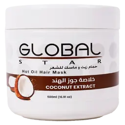 Global Star Coconut Hair Mask & Oil Bath 500 ml