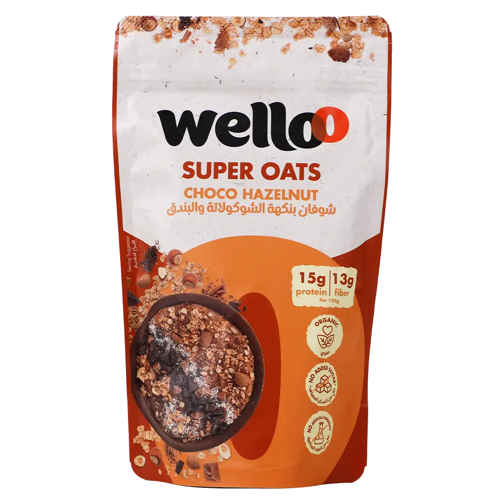 Wello Super Oats Choco Hazelnut 200 gm - view 2