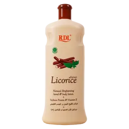 RDL Hand And Body Whitening Lotion Licorice 600 ml