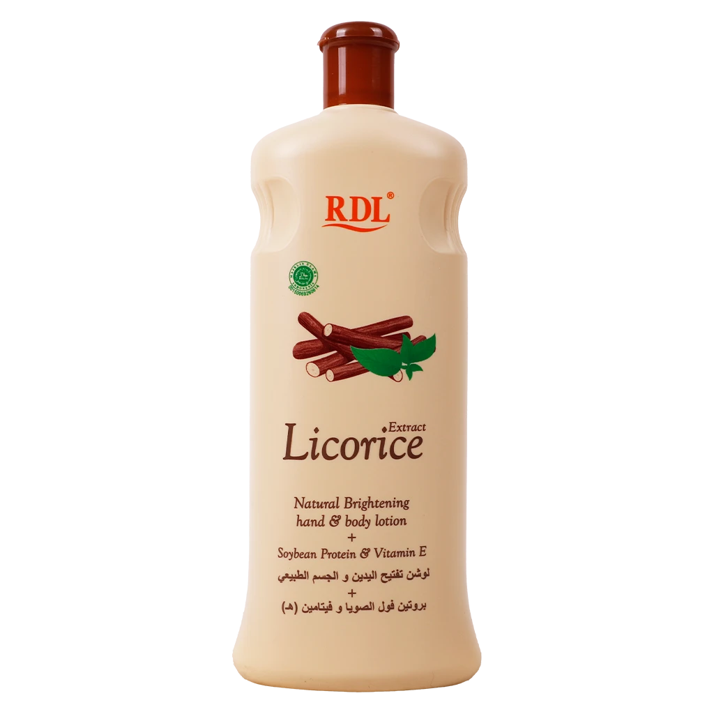 RDL Hand And Body Whitening Lotion Licorice 600 ml