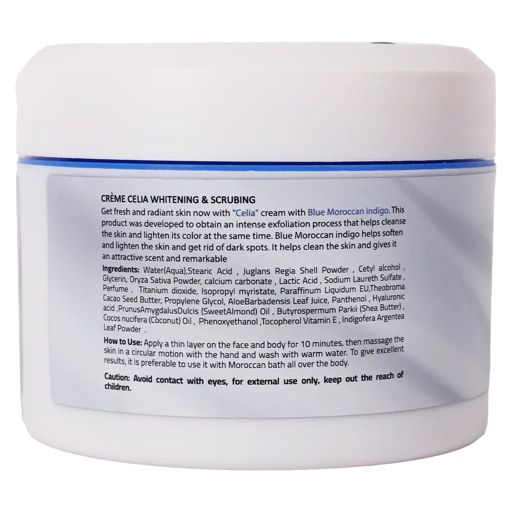 Celia Body and Face Scrub Mask Blue Indigo 500 ml - view 3