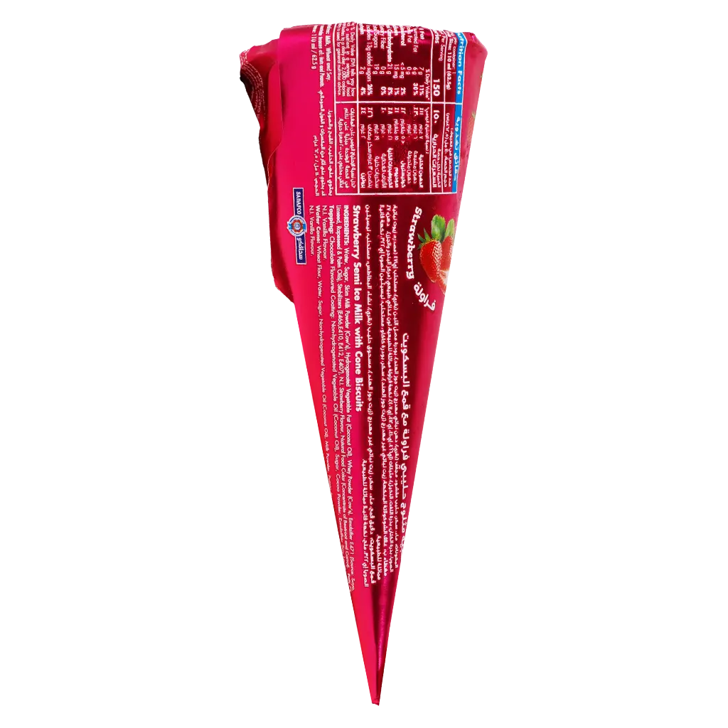 Saudia Baboo Ice Cream Biscuit Strawberry 120 ml - view 2