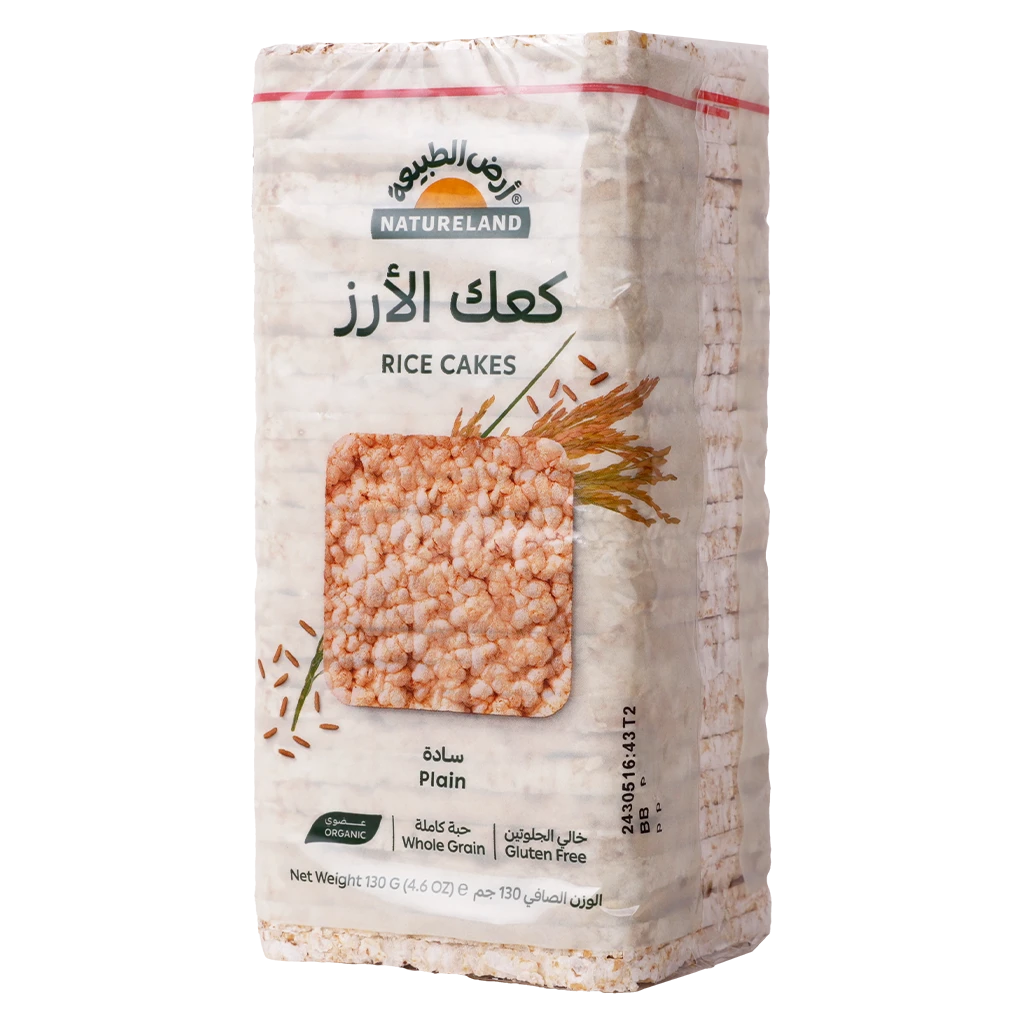 Natureland Rice Cakes Plain Organic 130 gm