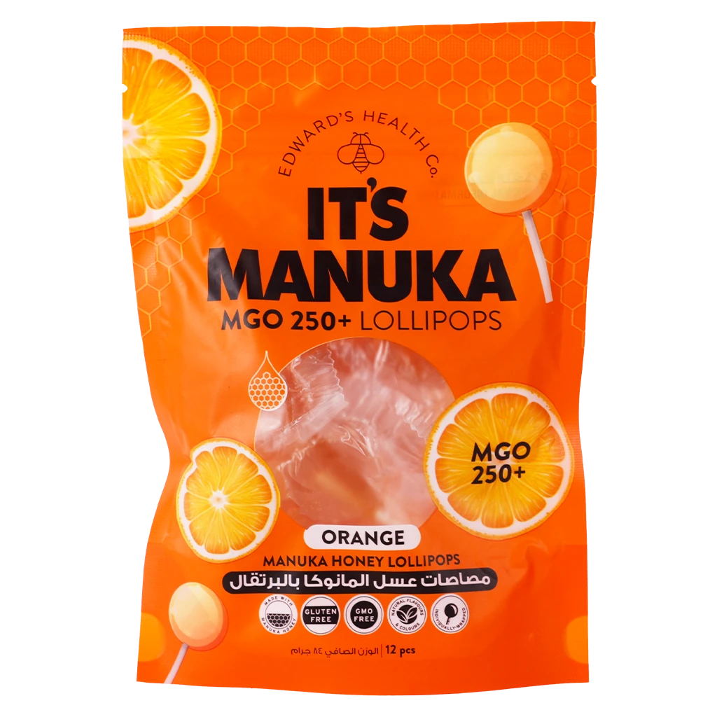 Its Manuka Lollipops Orange Flavor 12 pcs