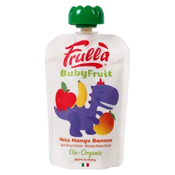 Frulla Baby Puree Fruits Apple and Mango and Banana Organic 100 gm