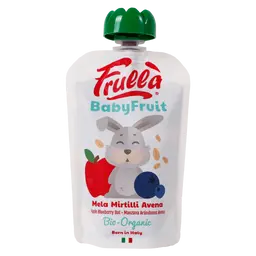 Frulla  Baby Puree Fruits Apple and Blueberry with Oats Organic 100 gm
