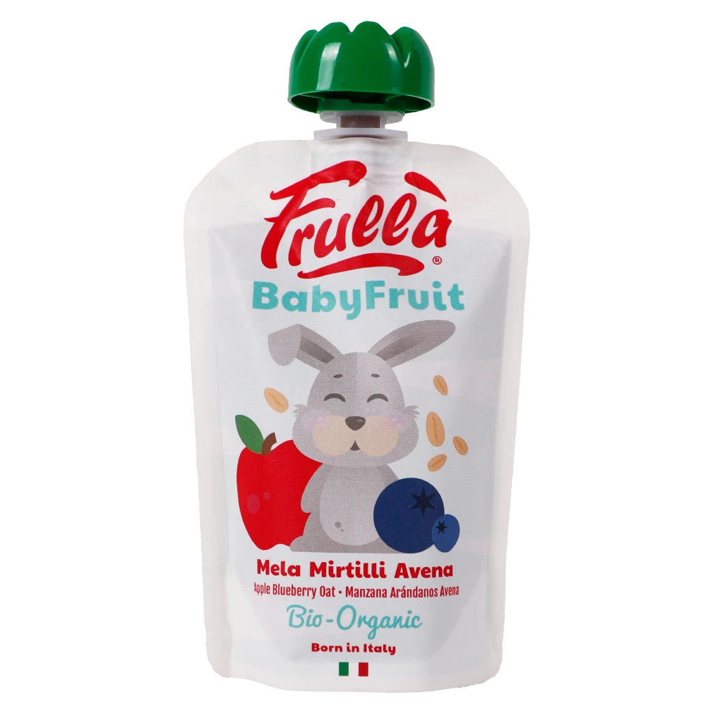 Frulla  Baby Puree Fruits Apple and Blueberry with Oats Organic 100 gm
