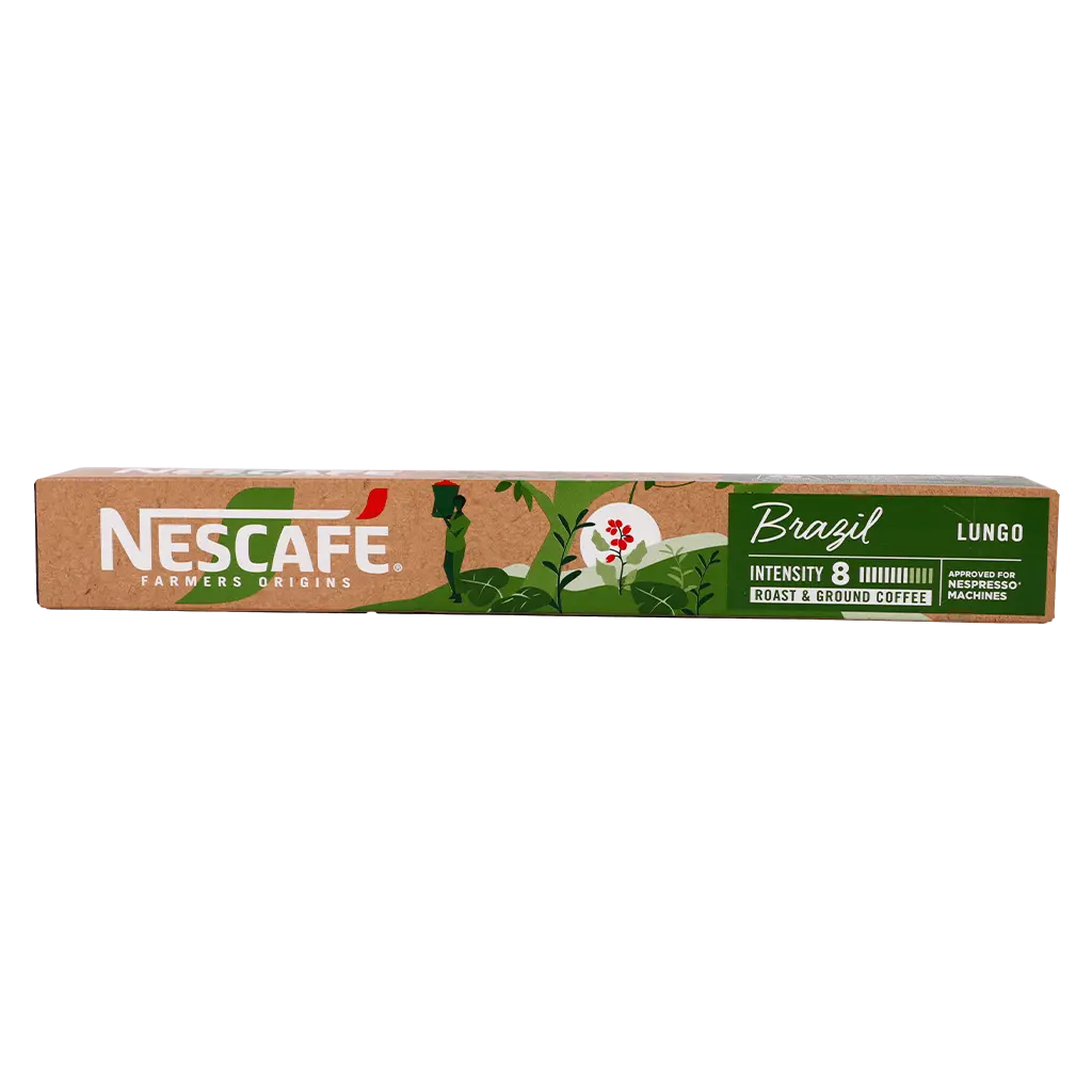 Nescafe Farmers Origins Brazil Lungo 10 Capsules 44 gm - view 2