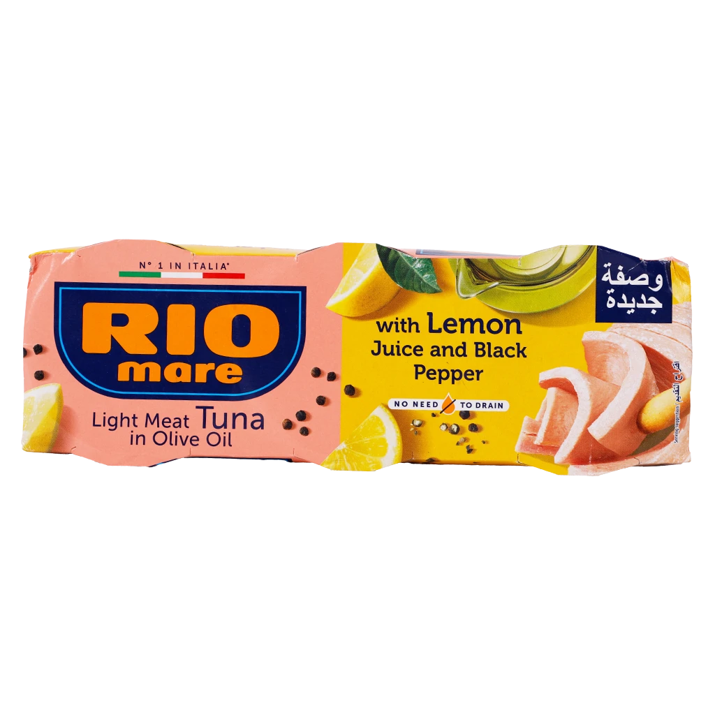 Rio Mare Tuna In Olive Oil With Lemon Juice And Black Pepper 3 pcs 65 gm