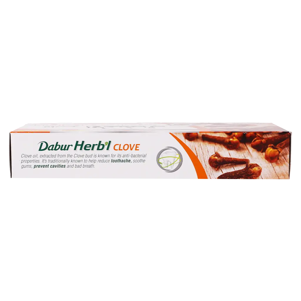 Dabur Herbal Toothpaste Clove With Toothbrush 150 gm - view 4