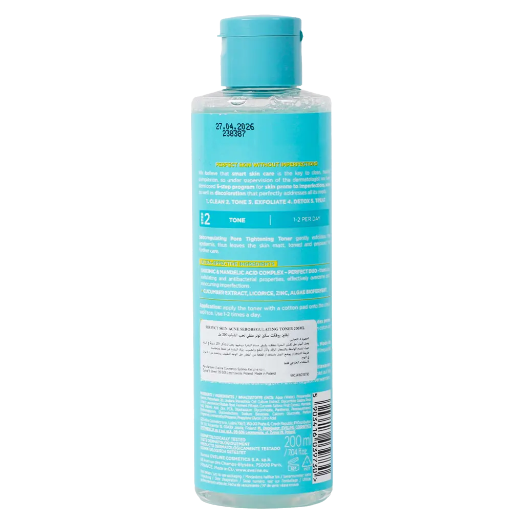 Eveline Perfect Skin Acne Toner 200 ml - view 2