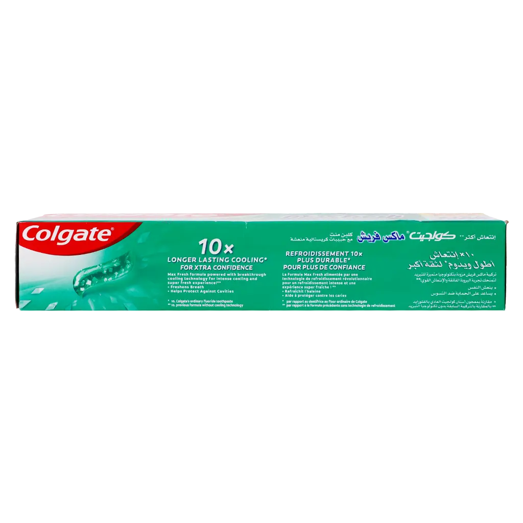 Colgate Max Fresh Clean Mint Green Gel Toothpaste 125 ml - view 5