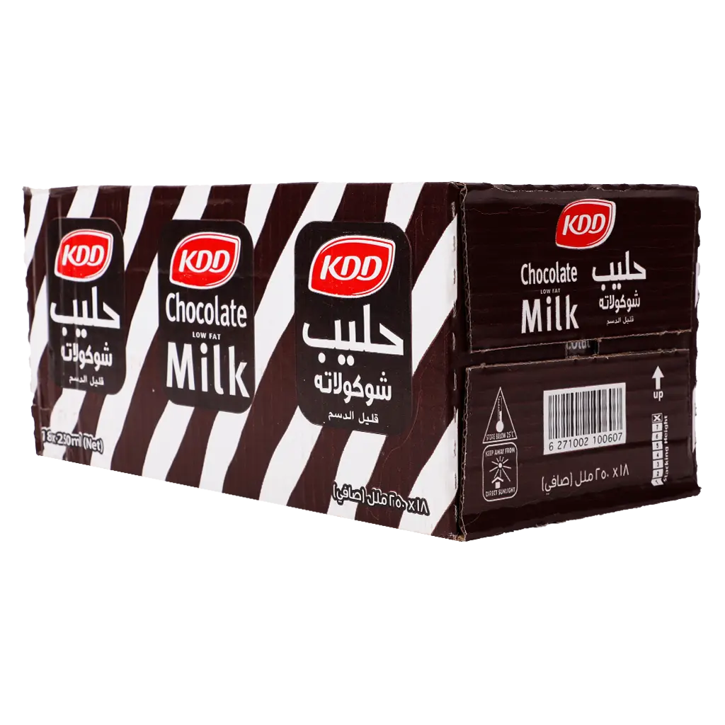 KDD Chocolate Flavoured Milk 18 pcs 250 ml - view 1