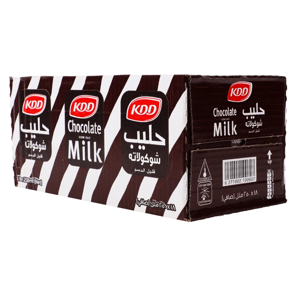 KDD Chocolate Flavoured Milk 18 pcs 250 ml