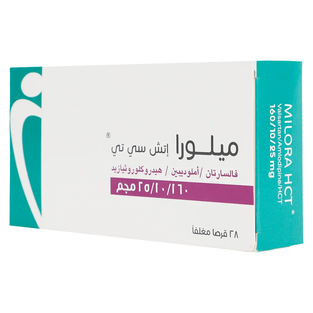 Milora Hct 10/160/25 Mg 28 Tab - view 1
