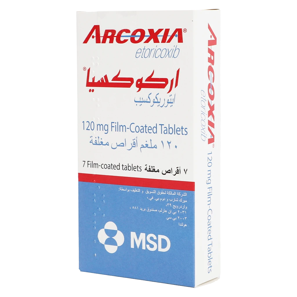 Arcoxia 120 mg 7 Tablets