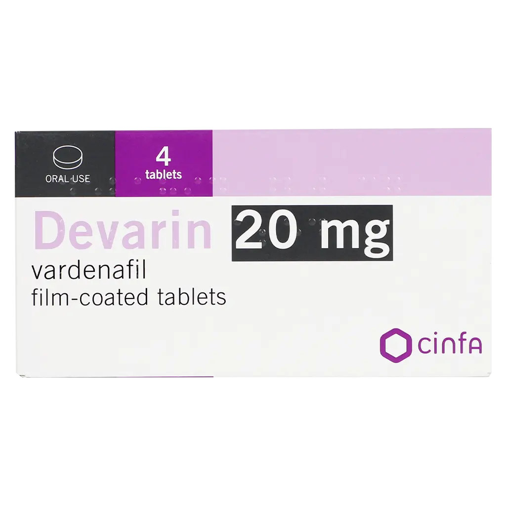 Devarin 20 mg 4 Tablets - view 2