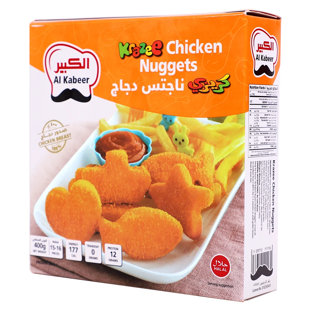AL kabeer Chicken Krazy Nuggets400 gm