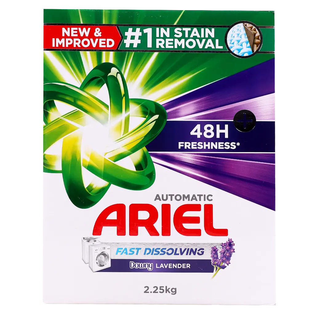 Ariel Laundry Detergent Powder Automatic Lavender Fresh 2.25 Kg - view 6