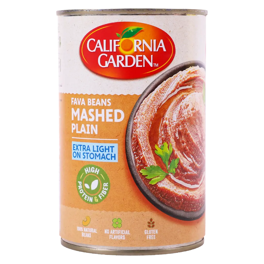 California Garden Fava Beans Mashed Plain 450 gm - view 2