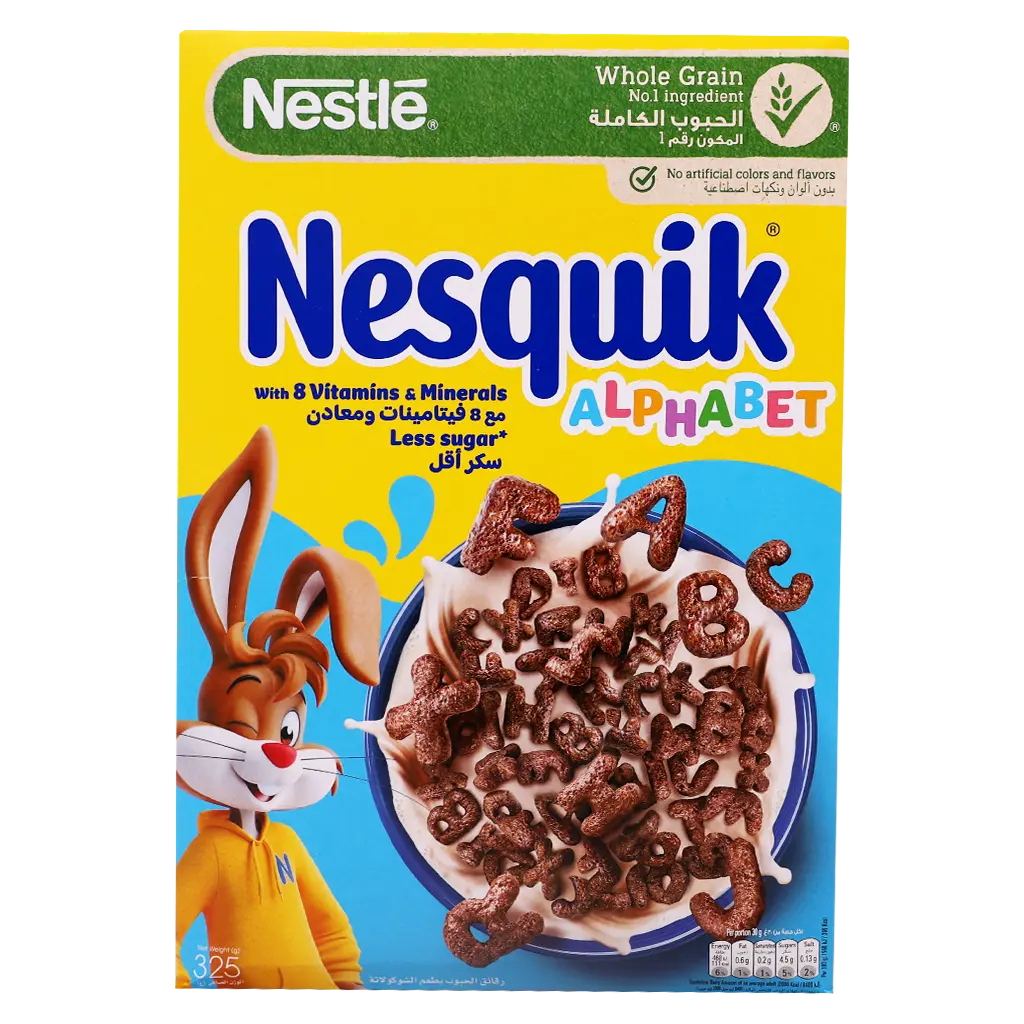 Nesquik Breakfast Cereal Alphabet 325 gm - view 2