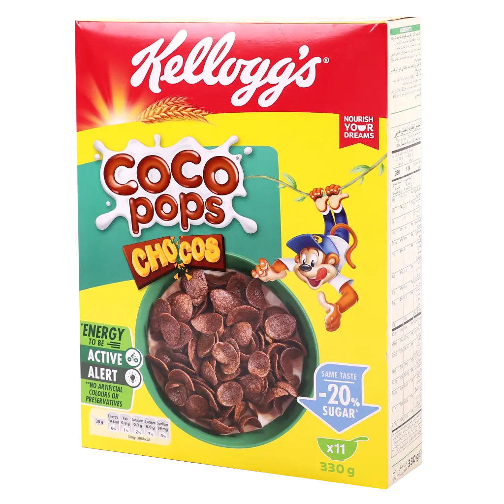 Kellogg's Coco Pops Chocos 330 gm  - view 1