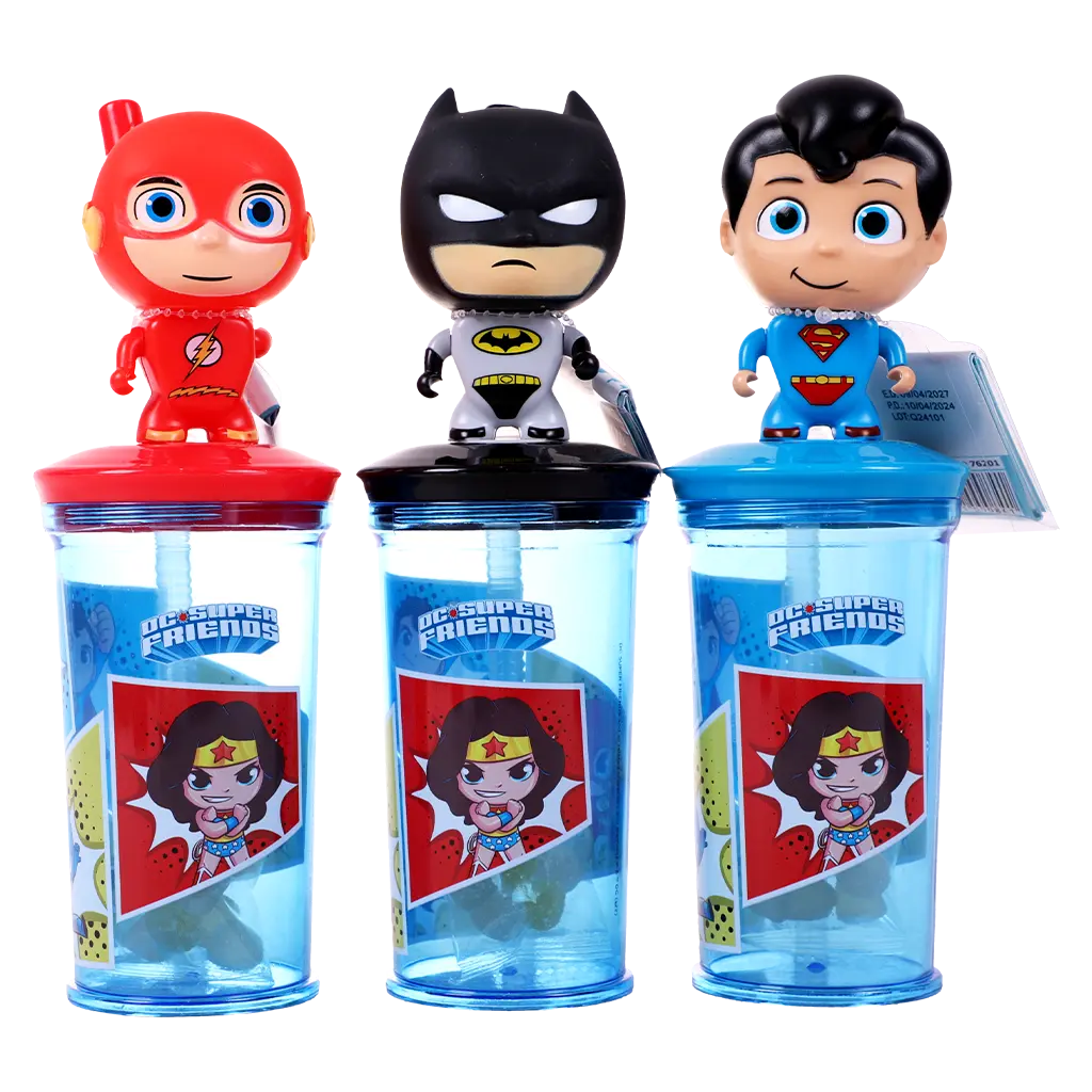 Relcon DC super friends Cup Drink & Go With Candy 1 pcs Assorted - view 1