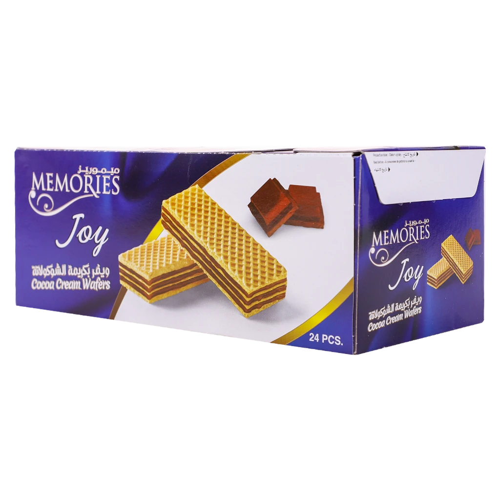 Memories Joy Wafers Chocolate 24 pcs 25 gm
