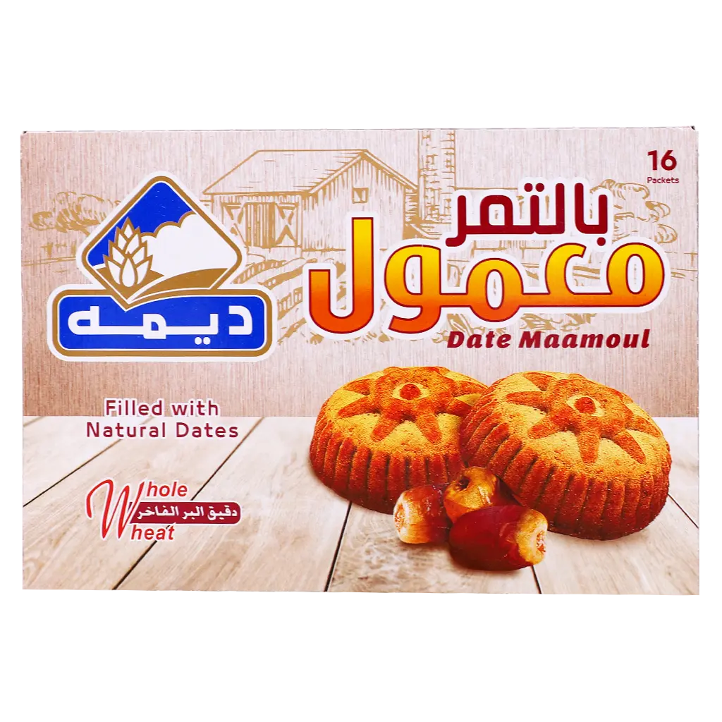 Deemah Mamoul Dates Bran Box 16 pcs 16 gm - view 3