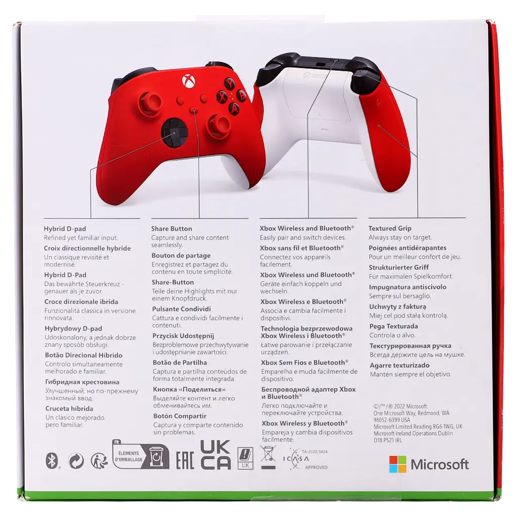 Xbox Core Wireless Controller Red - view 4