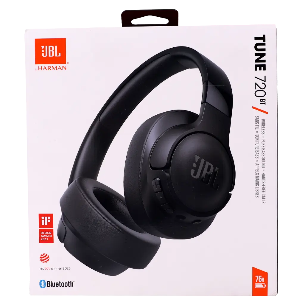 JBL HeadphonesTune 720 BT OverEar  Black - view 4