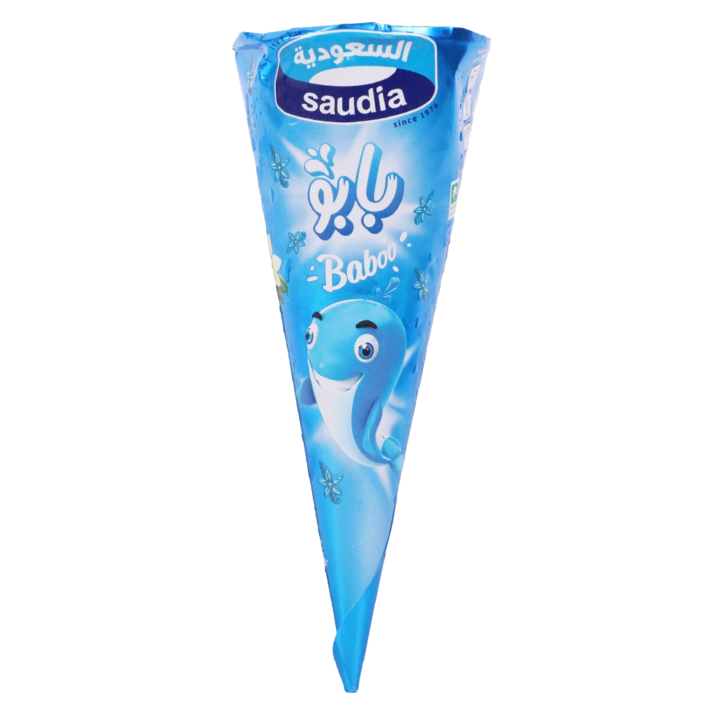 Saudia Baboo Ice Cream Biscuit Vanilla 110 ml