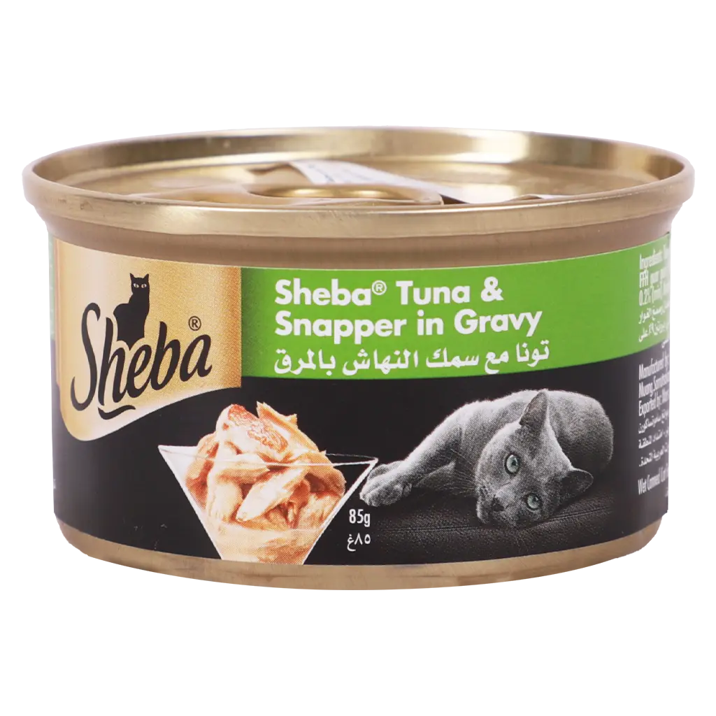 Sheba Cat Food Tuna White Meat & Snapper In Gravy 85G - view 1