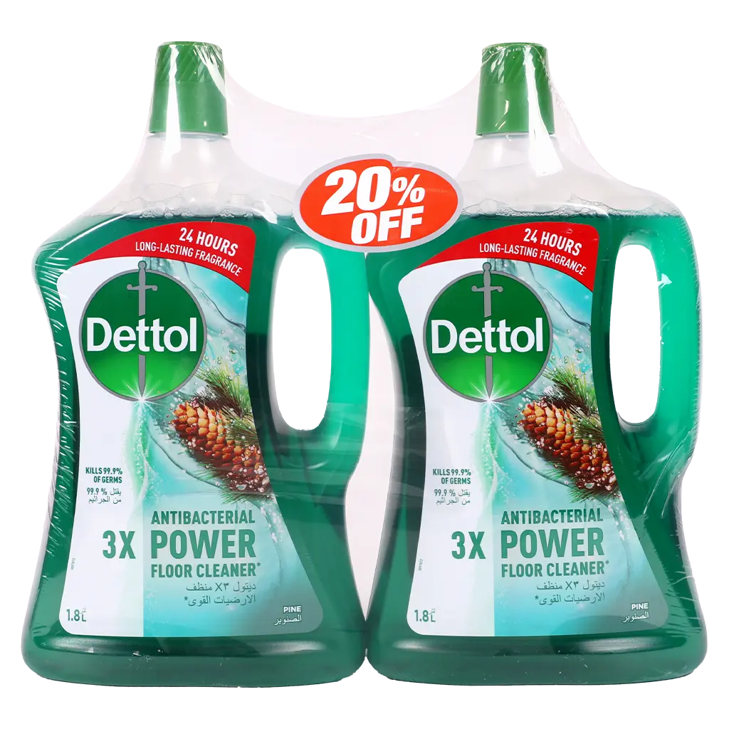 Dettol Power Floor Cleaner Pine 1.8L Pack Of 2 - view 2
