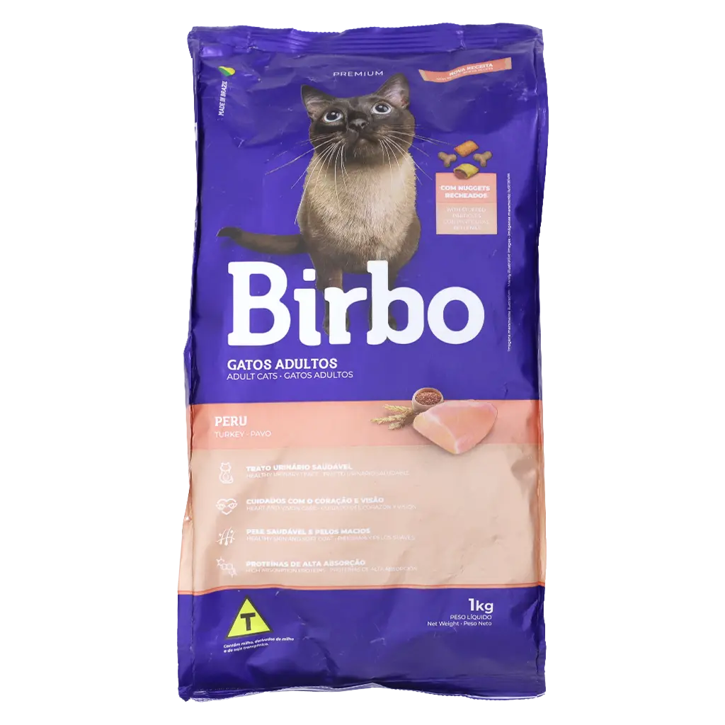 Birbo Dry Food for Cats Mix Turkey Flavor 1 kg - view 1