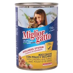 Miglior Gatto Cat Food With Chicken And Turkey 405 gm