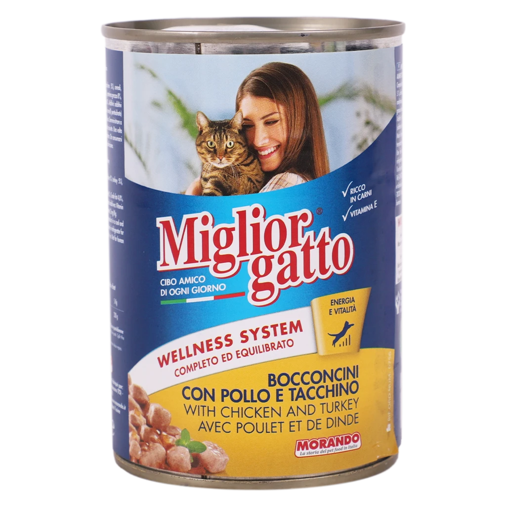 Miglior Gatto Cat Food With Chicken And Turkey 405 gm