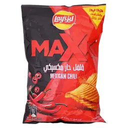 Lays Max Potato Chips with Chili Mexican 155 gm