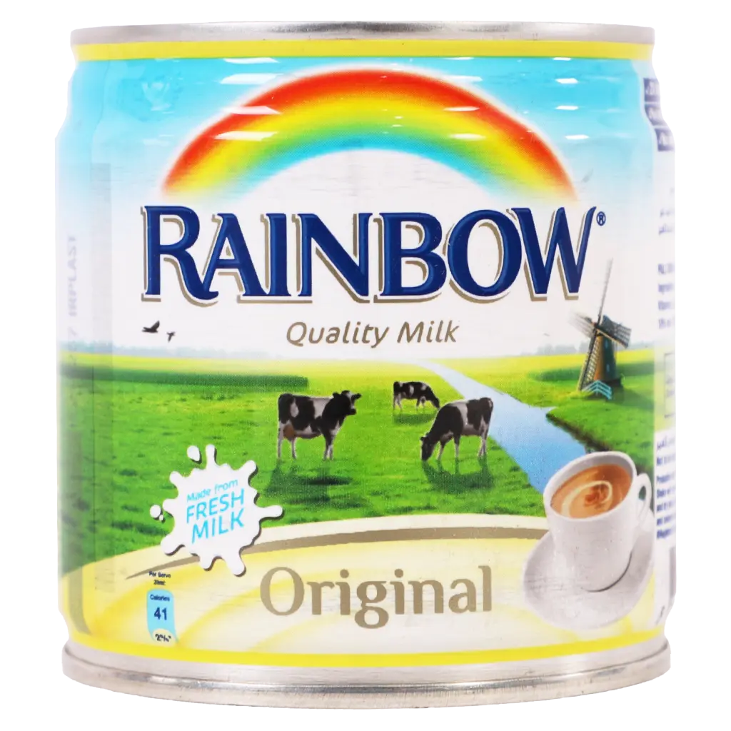 Rainbow Full Fat Evaporated Milk 170 gm - view 1