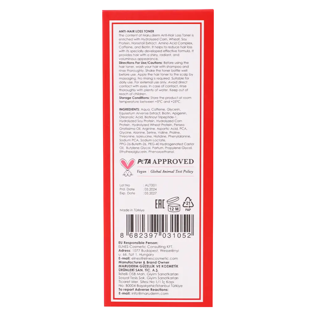  Maruderm Anti Hair Loss Toner 200 ml - view 4