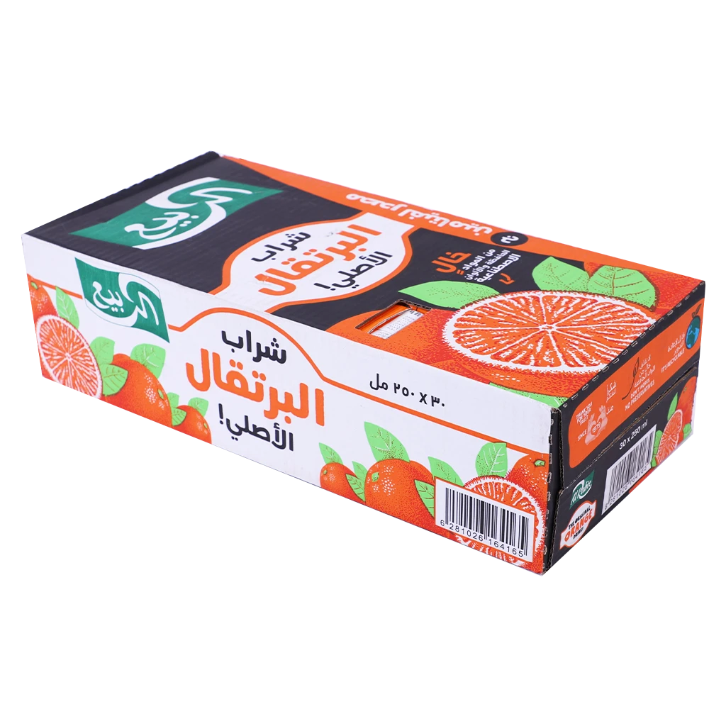 Alrabie Orange Drink 30 pcs 250 ml