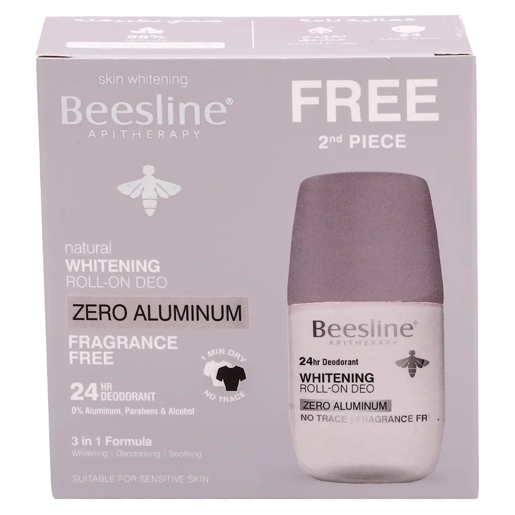 Beesline Whitening Roll On Deo Zero Aluminum No Trace 1+1 Free Women - view 3