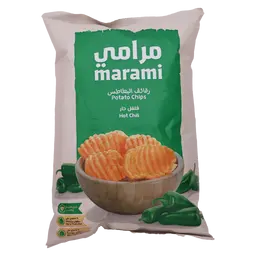 Marami Hot Chili Wavy Potato Chips 100 gm