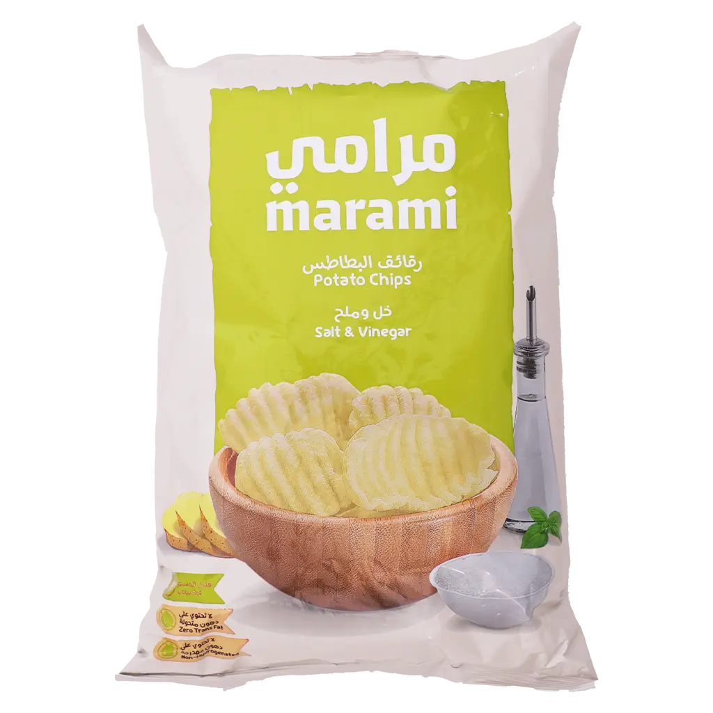 Marami Salt & Vinegar Wavy Potato Chips 100 gm - view 1