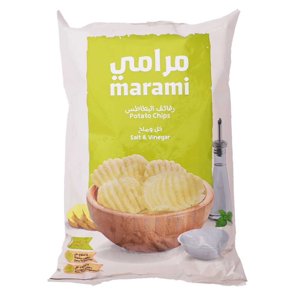 Marami Salt & Vinegar Wavy Potato Chips 100 gm