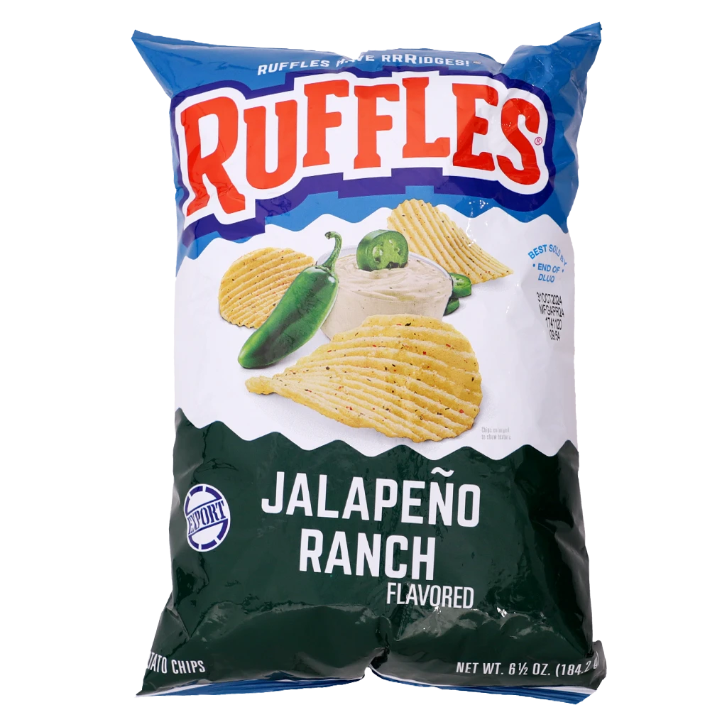 Ruffles Chips Jalapeno Ranch 184 gm
