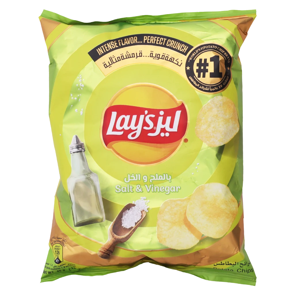Lay's Salt And Vinegar Potato Chips 45 gm