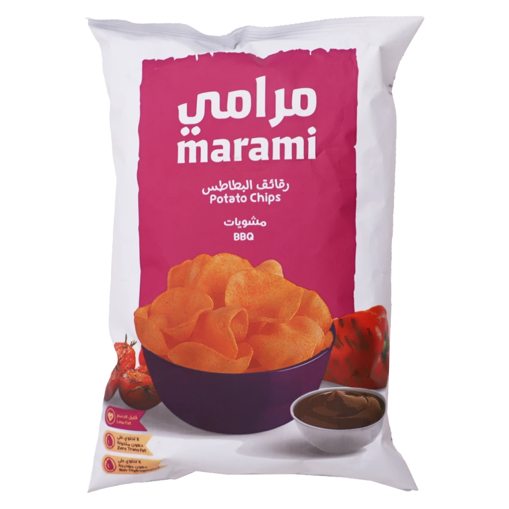 Marami BBQ Plain Potato Chips 100 gm